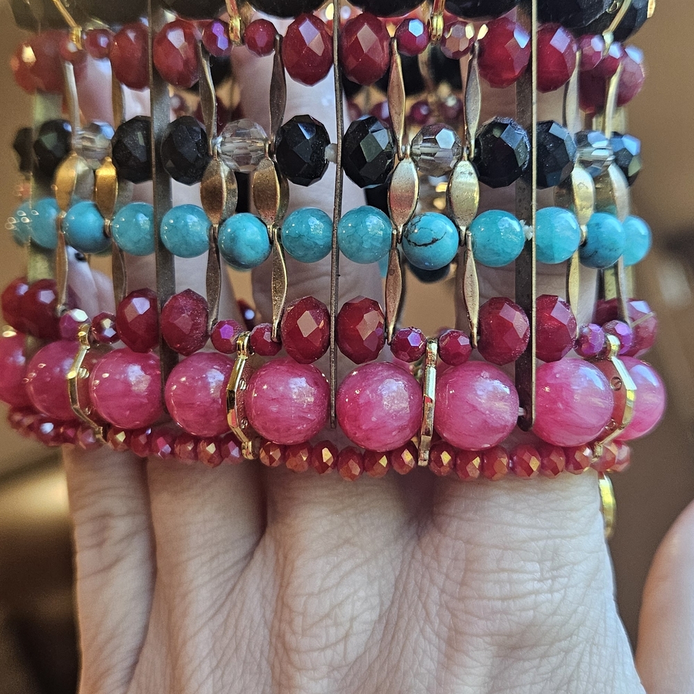 Ottaviani Bijoux Statement Cuff Stretch Bracelet - image 3